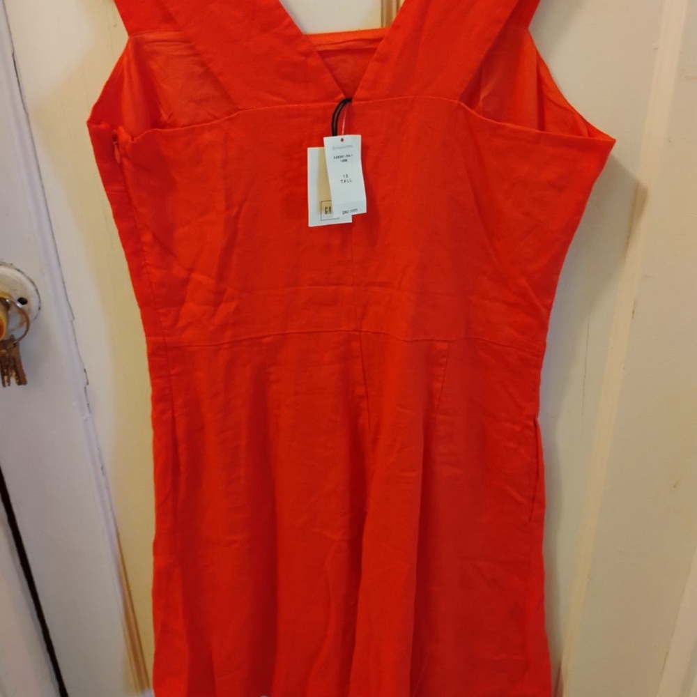 GAP Vibrant Orange Mini Dress